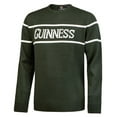 thumbnail image 3 of Guinness Official Mens Knit Jumper with White Text, Bottle Green Colour Irish Sweatshirt, 3 of 6