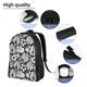 thumbnail image 5 of Disketp Tropical Leaves Mochila Unisex de Apertura Lateral Completa, Mochila para Laptop para Escuela, Trabajo y Viajes, 5 of 8