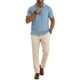 thumbnail image 4 of Top Abrigo de los Hombres de Color Sólido de Manga Larga Botón-Up Cuello Chaqueta Casual, Ligero de Nylon con Capucha Superior para Verano Y Primavera, 4 of 8
