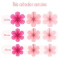 thumbnail image 4 of 18X Juego de Flores de Abanico de Papel Rosa, Decoraciones para Fiestas, Abanicos de Papel, Pompones Florales y Guirnaldas para Bodas, Cumpleaños, 4 of 5