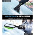 thumbnail image 4 of Cepillo para nieve y raspador de hielo de 25" para parabrisas de automóviles, raspadores de nieve desmontables con agarre de espuma para automóviles, camiones y SUV, 4 of 8