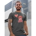 thumbnail image 2 of Sitting Lovely Pug T-Shirt Men -Smartprints Designs, Male 5X-Large, 2 of 4