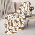 thumbnail image 3 of Sikiie Leopard Print Cozy Flannel Fleece Throw Blanket: Lightweight & Thick for All Seasons - Perfect for Women, Men, & Kids"80"x60", 3 of 6