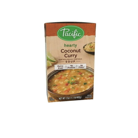 Pacific Foods Hearty Coconut Curry Soup, 17 fl oz (The Best Thai Coconut Soup)