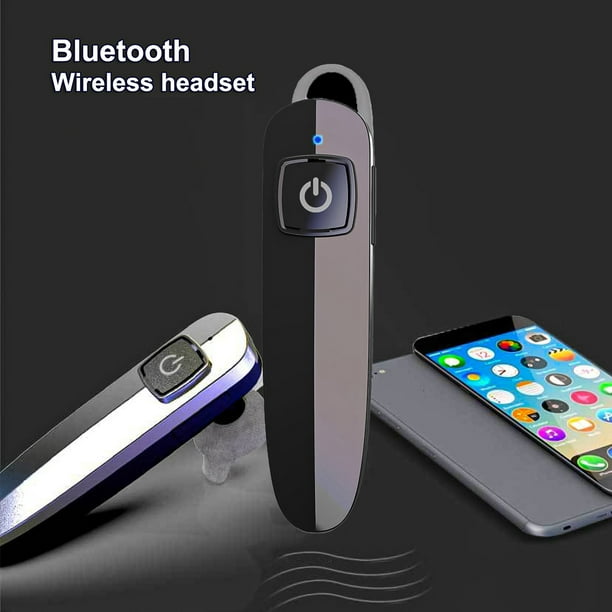 Twowood auricular 1 UNID GS-4 Auricular compatible con Bluetooth Cómodo para usar Auricular inalámbrico de un solo oreja de alto rendimiento de sonido estéreo para oficina