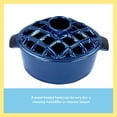 thumbnail image 4 of Minuteman International Traditional Lattice Top Steamer, 6.5 Inch Tall, Blue, 4 of 5