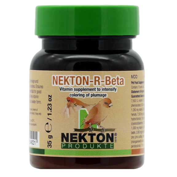 NEKTON-R-Beta Enhances Pink Color in Birds 1.23oz (35g)