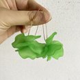 thumbnail image 4 of Pendientes de resina con borlas de pétalos de rosa bohemia - Pendientes de pétalos en capas - Pendientes de borlas de flores exageradas con personalidad, 4 of 5