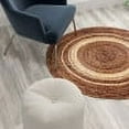 thumbnail image 3 of Flash Furniture Round Cottage Natural Area Rug, 4', 3 of 8