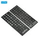 thumbnail image 3 of Etiquetas de teclado en inglés y ruso de Uxcell, cubierta universal de teclado mate, fondo negro con letras blancas, paquete de 2, 3 of 5