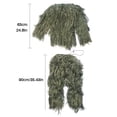 thumbnail image 6 of Camouflage Children Suit Outdoor Hunting Kids Clothing Top Pant Cap Rope Storage Bag Set, Jungle, 130cm Height Under, 6 of 9