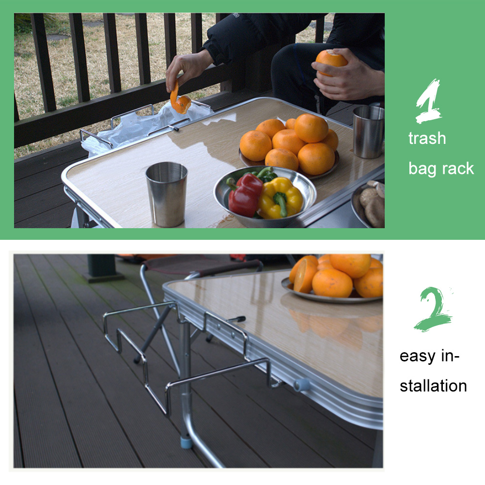 Portable Garbage Break Spptty Outdoor Trash Can Bracket Dustbin Cage Garbage Plastic Bag ...