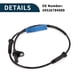 thumbnail image 4 of Sensor de velocidad de rueda ABS Unique Bargains para BMW X1 duradero No.34526784989 delantero izquierdo o derecho sensor de velocidad ABS 1 pieza, 4 of 6