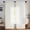 White, variant on 2 Panels Flower Lace Curtains, Floral Semi-Sheer Curtains for Living Room and Bedroom