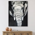 thumbnail image 2 of Designart ' The Close Up Portrait Of An African Elephant ' Farmhouse Canvas Wall Art Print, 2 of 4