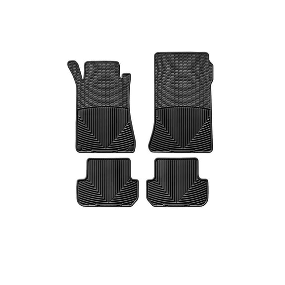 WeatherTech All-Weather Floor Mats compatible with Mercedes CLK 63 AMG, CLK 55 AMG, CLK-Class - 1st & 2nd Row, Black