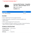 thumbnail image 2 of Accessory Belt Tensioner - Compatible with 1992 - 2008 Ford Ranger 3.0L V6 1993 1994 1995 1996 1997 1998 1999 2000 2001 2002 2003 2004 2005 2006 2007, 2 of 2