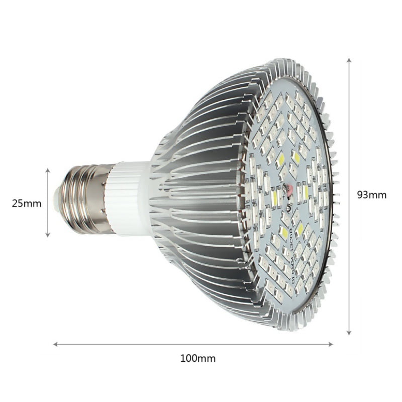 Details about   50W LED Full Spectrum Plant UV Grow Light Veg Lamp For Indoor Hydroponic Plant 