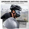 thumbnail image 6 of Full Cover Face Visor Protective, Tinted Full Face Shield Sun Protection,Anti-Fog & Anti-Glare Lightweight Futuristic Face Guard for Cycling, Gardening, Woodworking & Holiday Cosplay ﻿, 6 of 10