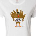 thumbnail image 4 of Inktastic Turkey holding a sign says Eat Pizza Women's T-Shirt, 4 of 5
