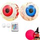 thumbnail image 1 of 2025 Halloween Inflatable Eyeball, Rechargeable Eyeball Balloons With Remote Controlled LED Lighted Decorations, Perfect Outdoor Halloween Decor For Y, 1 of 5
