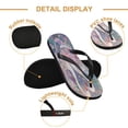 thumbnail image 3 of YAZAOOSummer Flip Flops Creatively Swan Love in Bloom Simple Beach Sandals, 3 of 8
