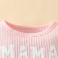 thumbnail image 5 of LAPAKIDS Baby Girls Clothes Infant Summer Outfits 6-9 Months Letter Romper Butterfly Skirts Headband Set, 5 of 7