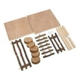 thumbnail image 2 of Hamster Wooden Playground, Multipurpose 2 Layer Ladder Chewing Small Pet Wooden Platform  For Small Pets, 2 of 8