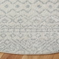 thumbnail image 4 of SAFAVIEH Tulum Merletta Moroccan Geometric Area Rug, 9' x 9' Round, Ivory/Light Grey, 4 of 8