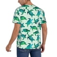 thumbnail image 2 of KLL Green Sea Turtle for Men's Baseball Shirts,Short Sleeve Casual Shirts Button Down Shirt for Men Beach Summer Wedding Shirt-4X-Large, 2 of 7