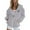 Light Gray, variant on Womens Zip Up Hoodies Long Sleeve Oversized Sweatshirts Y2k Jackets with Heart Print Design (Beige S)