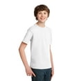 thumbnail image 5 of Port & Company Youth Cotton Essential T-Shirt. White. L., 5 of 6