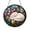 Acrylic 3.5 Inch, variant on Imaginary Sleeping Feline Stained Glass Suncatcher For Window Decor, Fantasy Cat Hanging Art With Spring Flowers And Bright Eggs, Aesthetic Room Ornament, Decorative Indoor Present For Art Fans