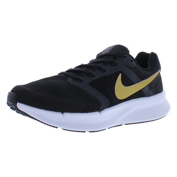 Nike Run Swift 3 Womens Shoes Size 10, Color: Black/Metallic Gold/Anthracite