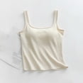 thumbnail image 2 of Womens Sleep Shirt Woman Lightweight and Breathable in Summer with Suspenders Vests Sleeveless Tops and Pajamas. Beige L, 2 of 9