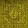 thumbnail image 1 of Ahgly Company Indoor Square Persian Yellow Traditional Area Rugs, 8' Square, 1 of 4