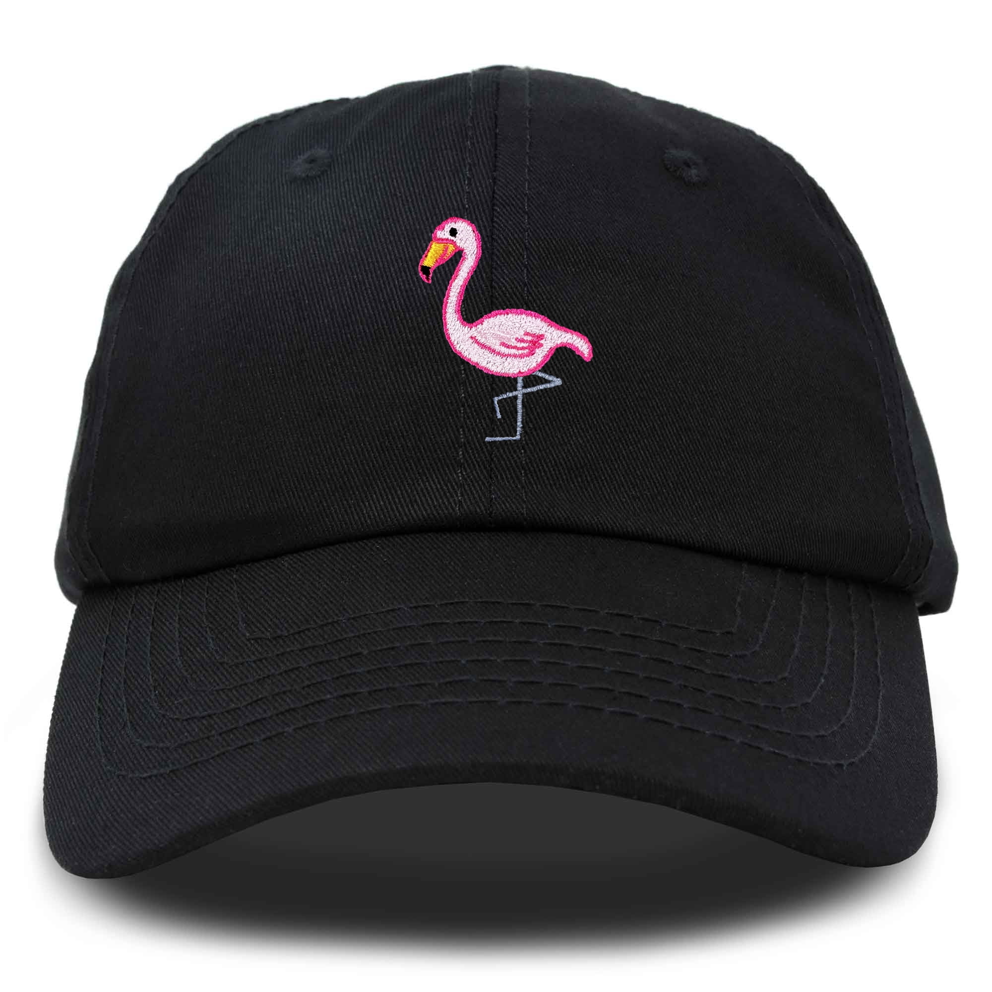 DALIX Red Rose Embroidered Baseball Cap, Black Cotton Adjustable
