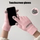 thumbnail image 4 of Rufa Panda Pantalla táctil con forro polar y guantes de invierno unisex • Poliéster térmico grueso y resistente al viento • Gris azul marino beige rosa rosa azul púrpura • 22x13cm Ciclismo cálido al, 4 of 6