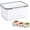 Gray, variant on Fruit Storage Containers for Fridge with Removable Colander, 2 in 1 Produce Storage Containers, BPA-Free Fridge Organizers and Storage Keep Fruits, Vegetables, Berry Fresh Longer