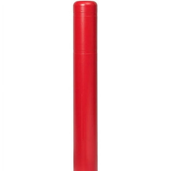 Innoplast BollardGard 7 1/8 Pouces x 52 Pouces Couverture Ronde Rouge pour Bollard