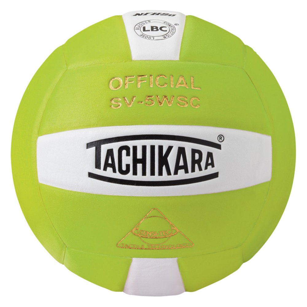 Tachikara Volley Lite Training Volleyball, Lime Green/White Walmart
