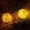 Warm White, variant on Cracked Glass Outdoor Landscape Lights, 12cm 30LED Solar Cracked Glass Ball Lights Solar Cracked Glass Garden Lights Waterproof (2 Pack, Multicolor)