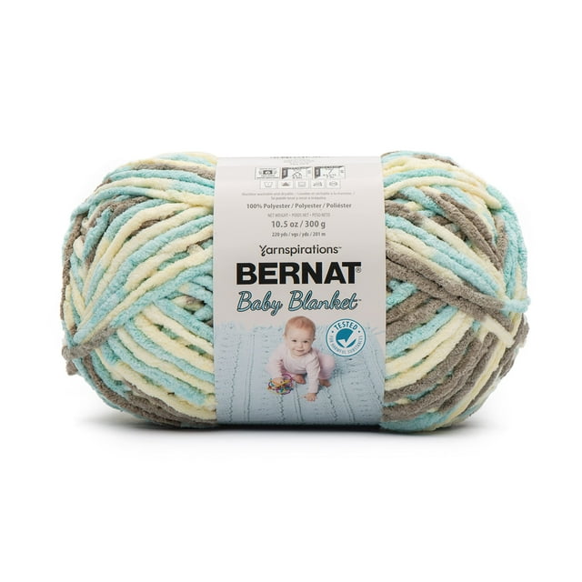 Manta para bebé Yarn Bernat, 300 g, poliéster #6, supervoluminosa, 201 m