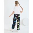 thumbnail image 6 of Usaibhir Girl Outfits Short Sleeve Printed Crop Tops + Camouflage Pants 2pcs Summer Clothes Set 7-14T, 6 of 13