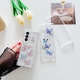 thumbnail image 2 of for Samsung Galaxy Z Fold 7 Bling Case, Shockproof Glitter Crystal Clear Cute Sparkle Soft TPU Bumper PC Protective Phone Cover for Women Girls for Samsung Galaxy Fold 7 5G, Purple Butterfly, 2 of 12