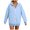 A01-Sky Blue, variant on Godom Hoodies for Women Zip Up Hoodie Oversized Sweatshirt Fleece Jackets Fall Winter Coats 2025 Fashion