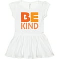 thumbnail image 3 of Inktastic Be Kind Logo In Orange Girls Toddler Dress, 3 of 5