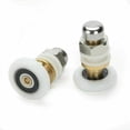 thumbnail image 4 of Shower Door Wheels Easy Installation Multi-Function Compatibility Solid Brass Hubs High-Quality Nylon For Sliding Glass Door Pulleys Replacement Bearing Rollers In Shower Cabin Spa Room (8Pcs), 4 of 5