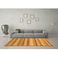 thumbnail image 3 of Ahgly Company Indoor Square Southwestern Orange Country Area Rugs, 7' Square, 3 of 4