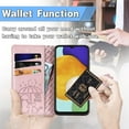 thumbnail image 4 of Crossbody Wallet Cell Phone Case for Samsung Galaxy A04S/A13 5G (Not 4G), Cute Cat Dog Cartoon Style Flip Case Cover with Removable Lanyard Strap for Samsung Galaxy A13 5G/A04S MGG Rose Gold, 4 of 6